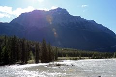11 Mount Kerkeslin From Athabasca Falls On Icefields Parkway.jpg